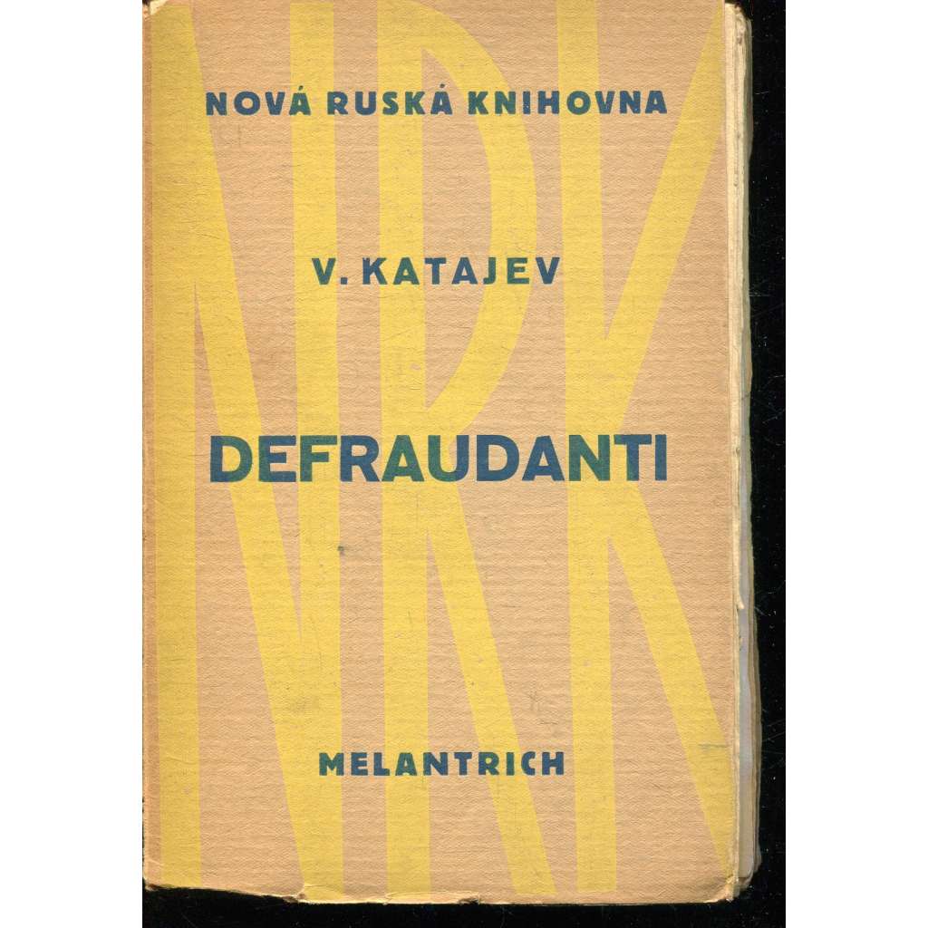 Defraudanti [obálka Josef Čapek]