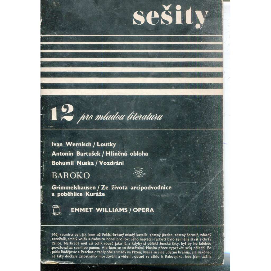 Sešity pro mladou literaturu, ročník II., číslo 12/1967