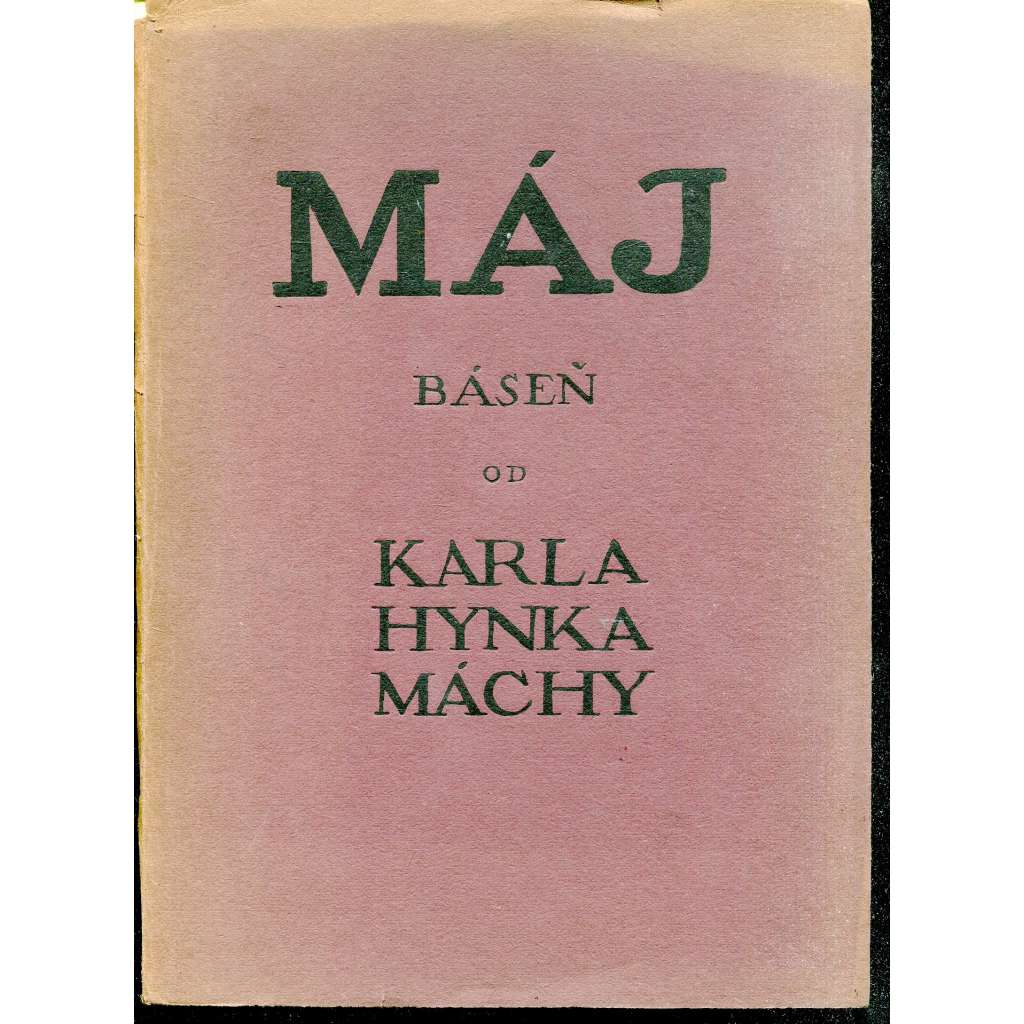 Máj (8 x dřevoryt František Kobliha, tisk Jaroslav Picka - Monumenta genii bohemici)