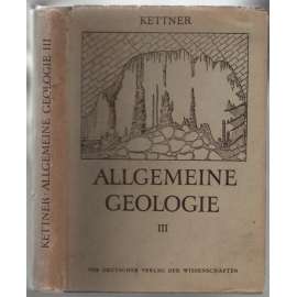 Allgemeine Geologie. III [všeobecná geologie, III. díl - vnější geologické síly, voda v mnoha podobách na Zemi]