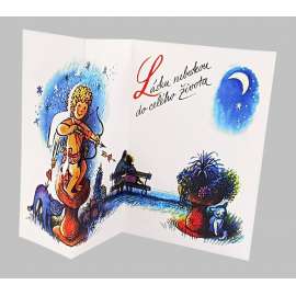 Vojtěch Kubašta - sada 8 ks rozevíracích blahopřání s ilustracemi Vojtěch Kubašta - sada 8 ks rozevíracích blahopřání s ilustracemi