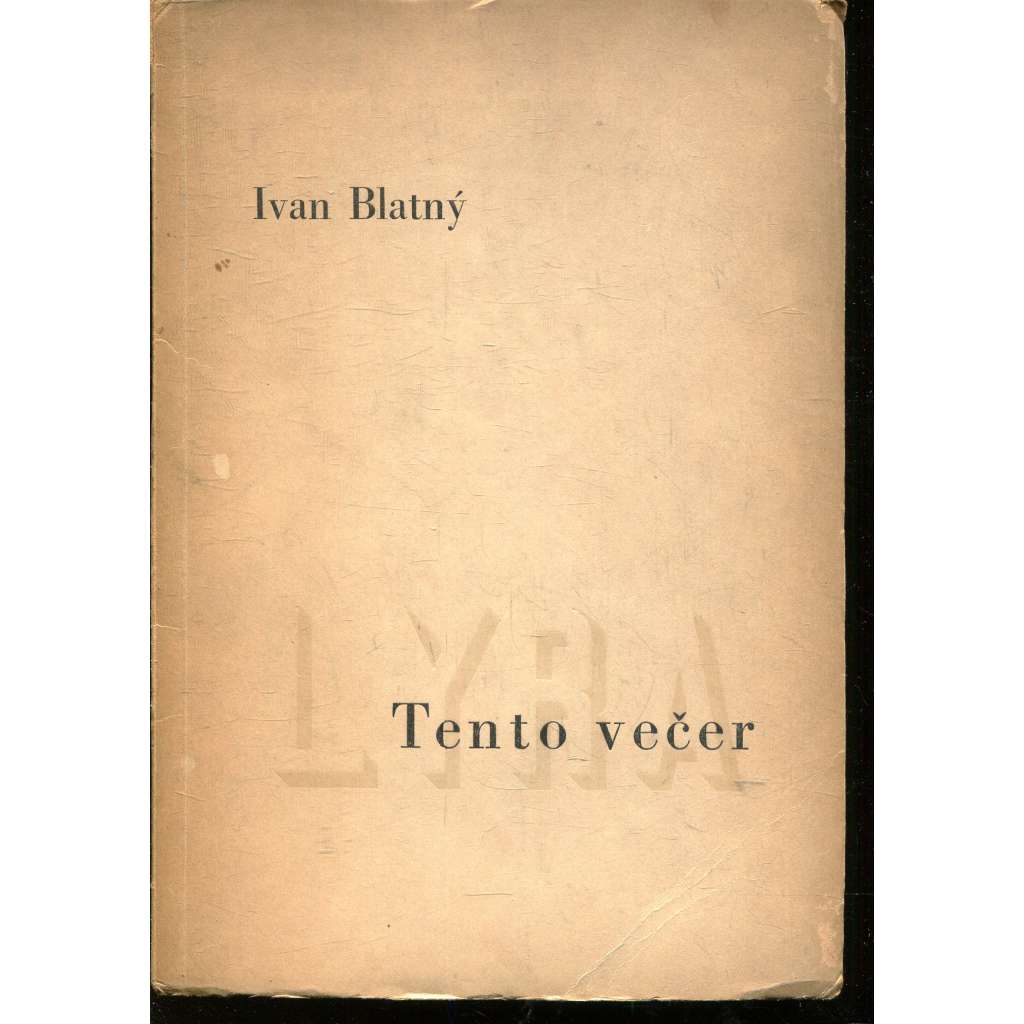 Tento večer (úprava Vít Obrtel, kresba Kamil Lhoták) - poezie