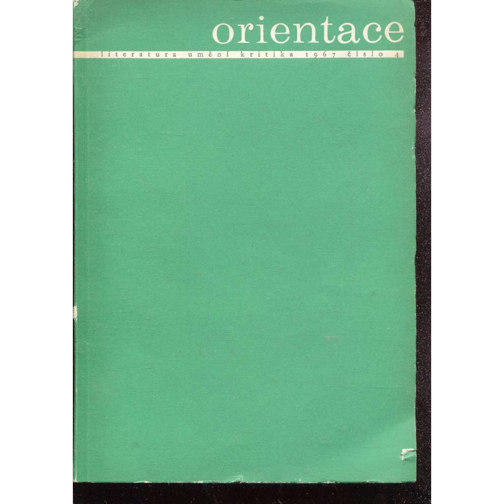 Orientace, číslo 4/1967 (Literatura / Umění / Kritika)
