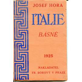 Italie (básně) - podpis Josef Hora