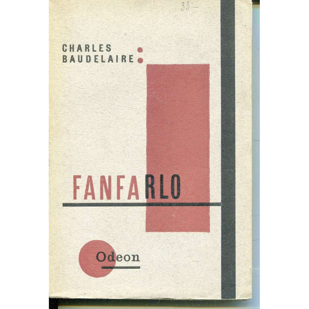 Fanfarlo (typografie a obálka Karel Teige)