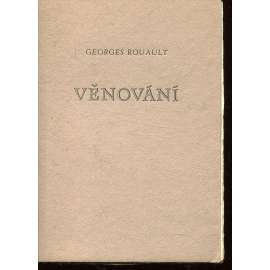 Věnování (podpis Bohuslav Reynek, tisk Josef Cipra)