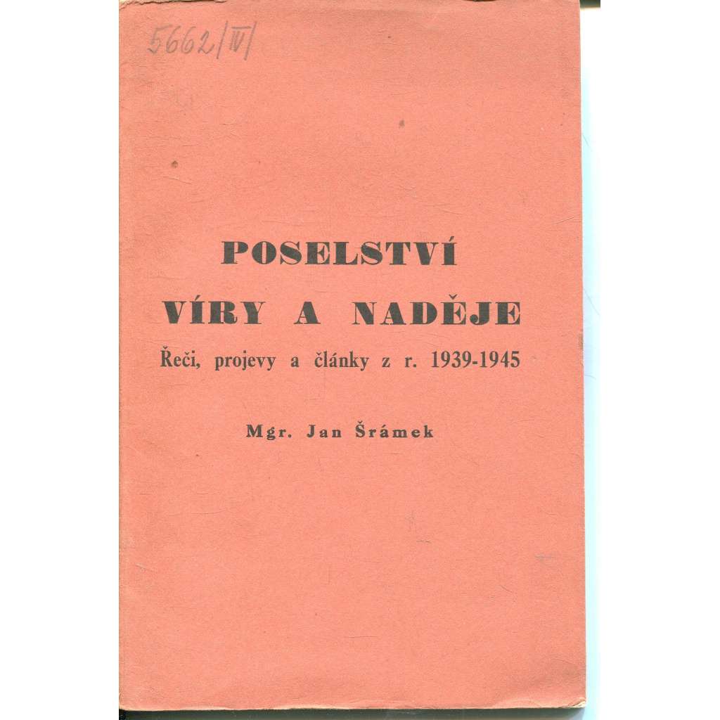 Poselství víry a naděje (exilové vydání) Poselství víry a naděje (exilové vydání)