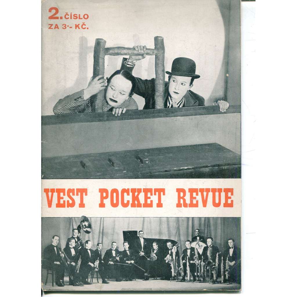 Vest Pocket Revue, číslo 2/1929-1930 (Osvobozené divadlo, Jiří Voskovec, Jan Werich) - Časopis Osvobozeného divadla