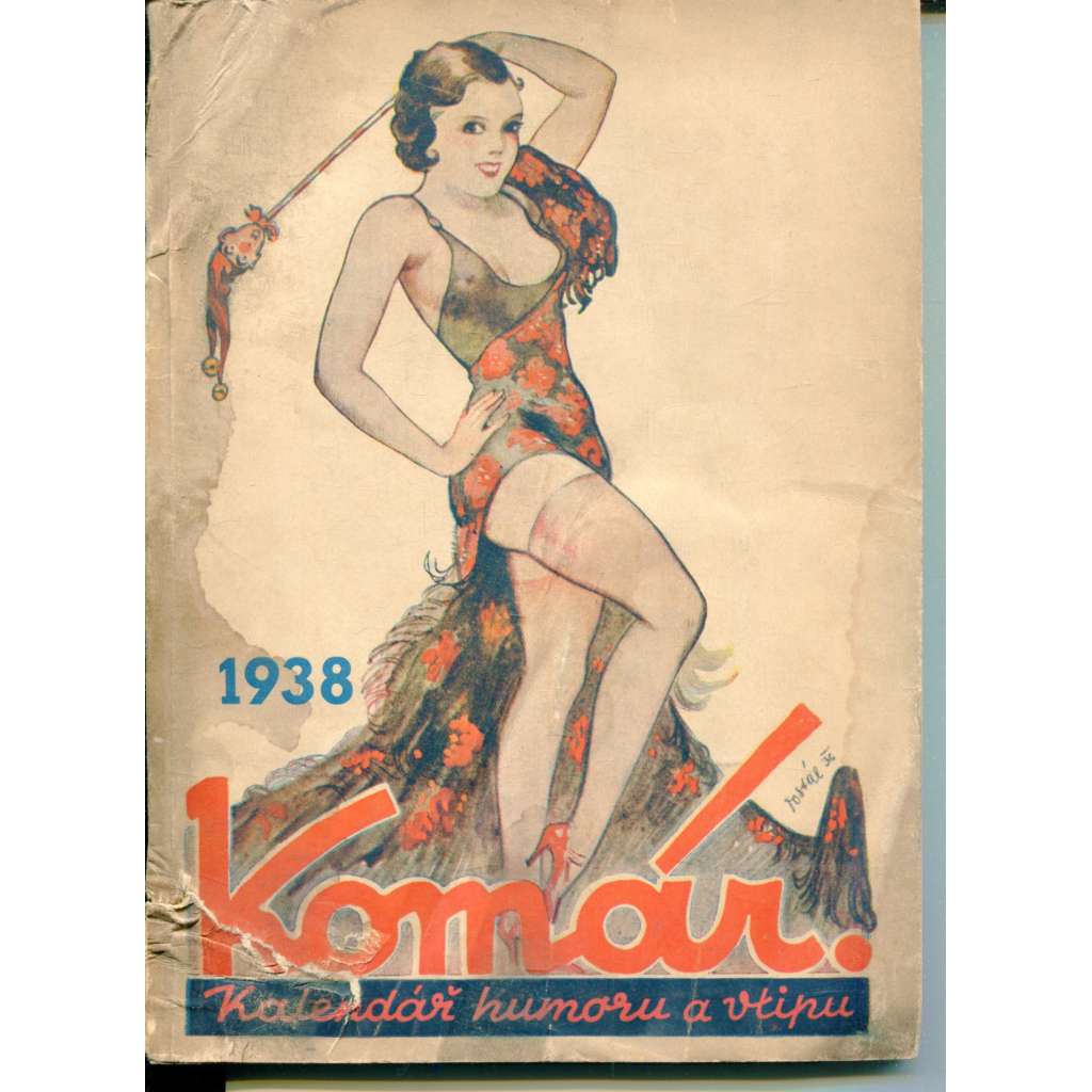 Komár – Humoristický kalendář na rok 1938 Komár – Humoristický kalendář na rok 1938