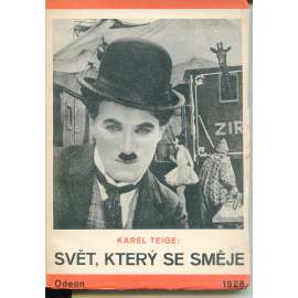 Svět, který se směje [obálka Karel Teige - O humoru, clownech a dadaistech - dada, dadaismus, humor]