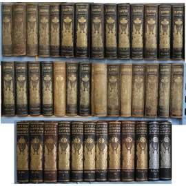 OTTŮV SLOVNÍK NAUČNÝ - KOMPLET 40 SVAZKŮ - 28 základní řada + 12 DODATKY - SLEVA - VAZBA KŮŽE - (encyklopedie všech oborů - mj. historie, přírodní vědy, místopis, výkladová hesla)
