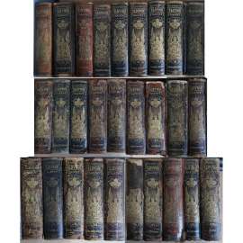 OTTŮV SLOVNÍK NAUČNÝ - KOMPLET 28 SVAZKŮ - základní řada - SLEVA - VAZBA KŮŽE (encyklopedie všech oborů - mj. historie, přírodní vědy, místopis, výkladová hesla)