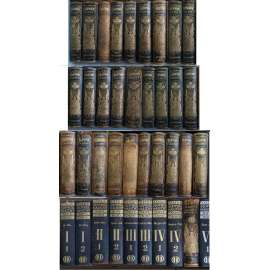 OTTŮV SLOVNÍK NAUČNÝ - 38 SVAZKŮ - 28 kompletní základní řada + 10 DODATKY - SLEVA - VAZBA KŮŽE - (encyklopedie všech oborů - mj. historie, přírodní vědy, místopis, výkladová hesla)