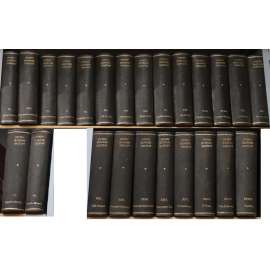 OTTŮV SLOVNÍK NAUČNÝ - 24 SVAZKŮ - VAZBA KŮŽE (nekompletní)