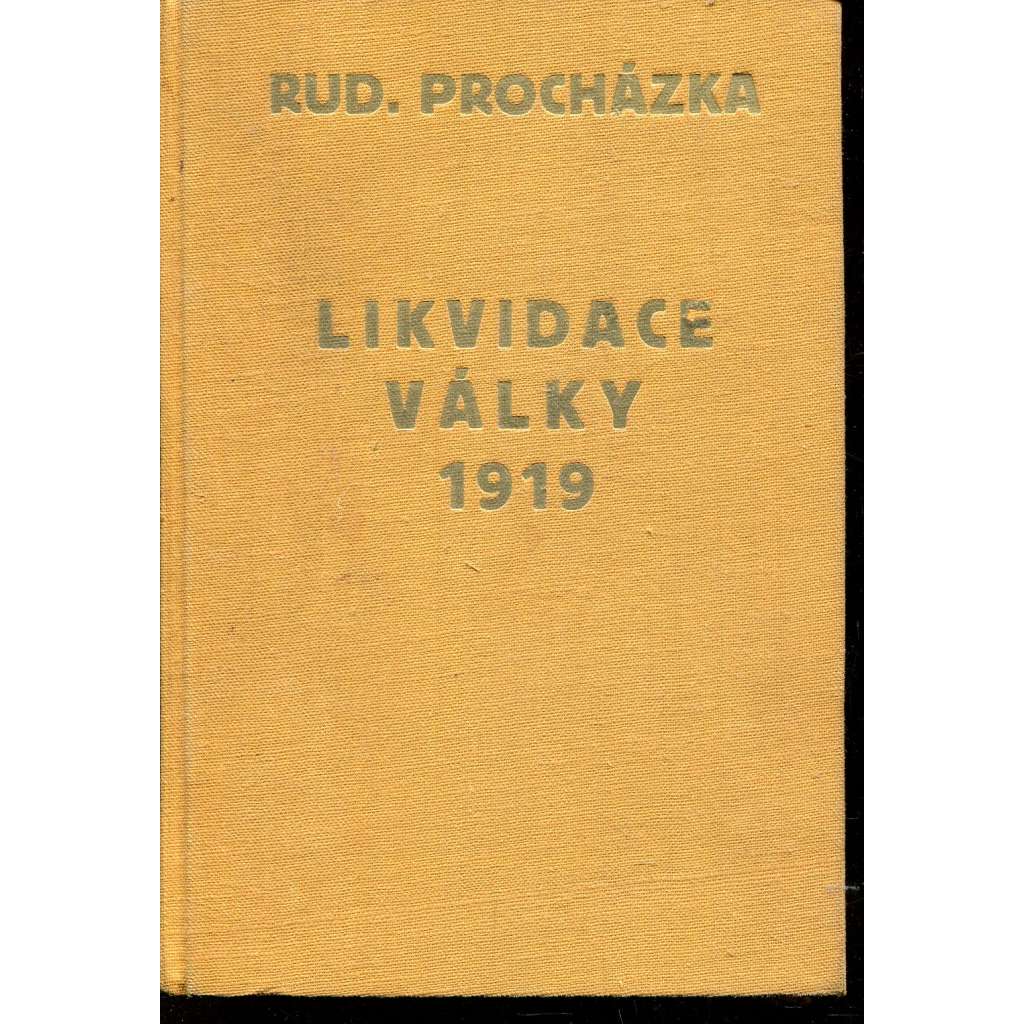 Likvidace války 1919 (Politická knihovna)
