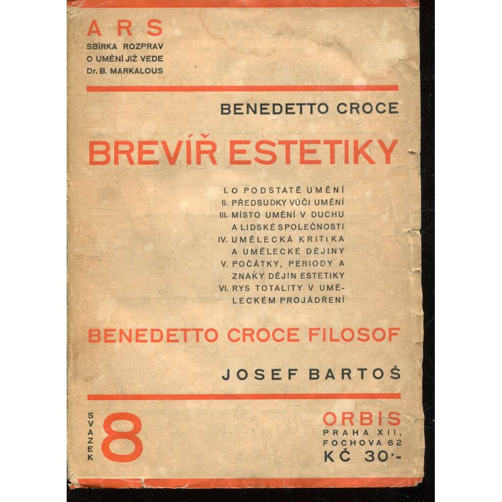 Brevíř estetiky (ARS - Sbírka rozprav o umění)