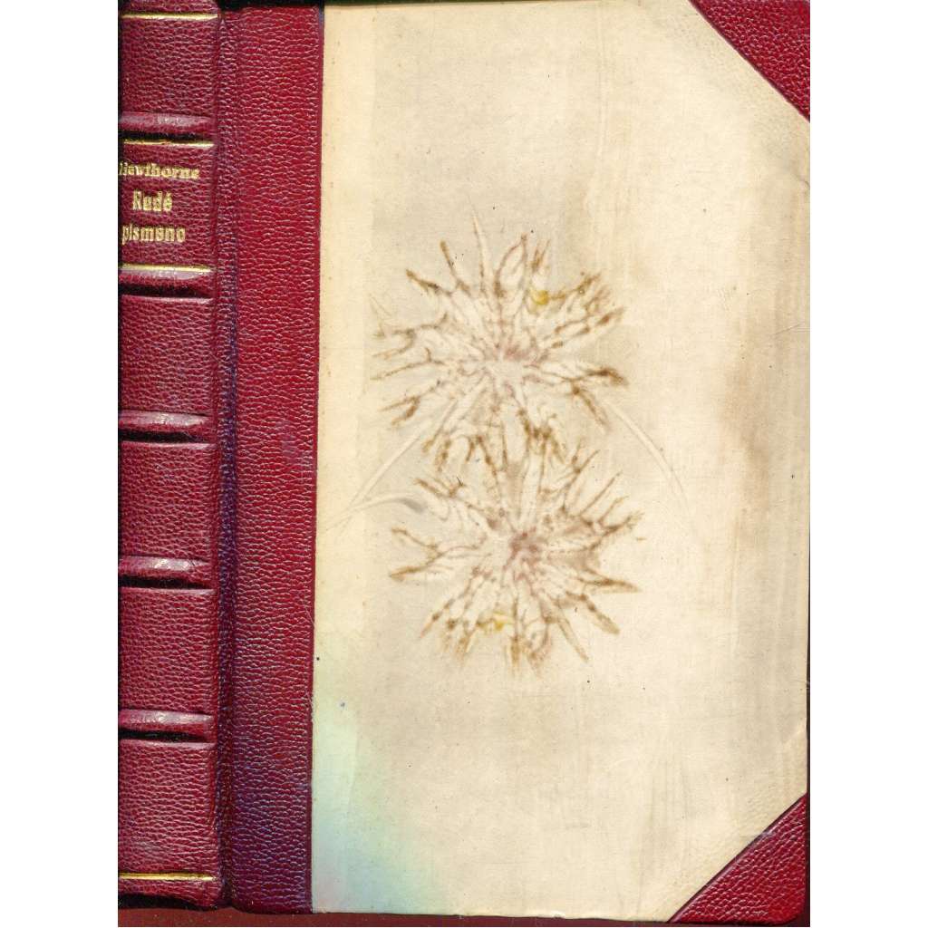 Rudé písmeno (vazba kůže - polokožená) Rudé písmeno (vazba kůže - polokožená)