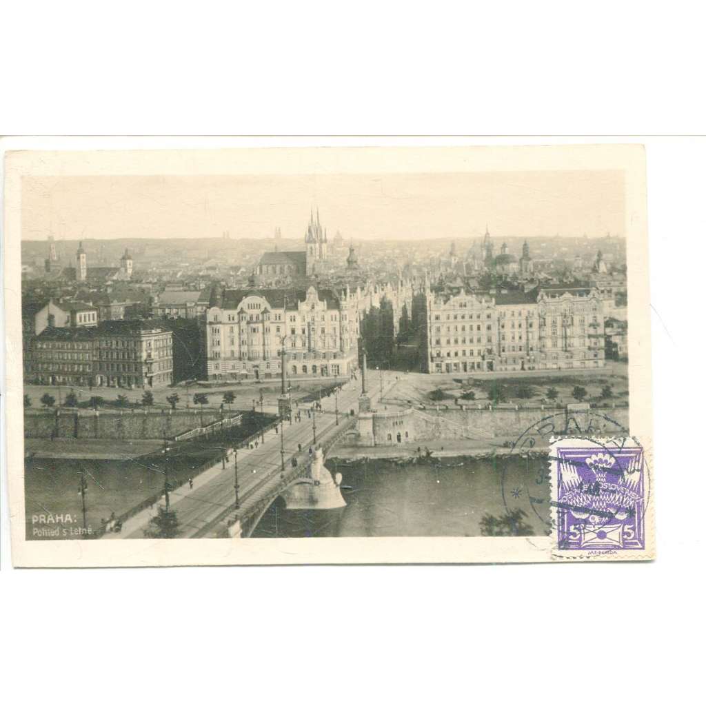 Praha, pohled z Letné