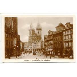 Praha. Staroměstské náměstí, tramvaj