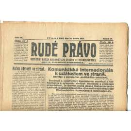 Rudé právo, ročník VI., číslo 46/1925 (1. republika, staré noviny) - 24.2.1925