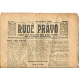 Rudé právo, ročník VI., číslo 50/1925 (1. republika, staré noviny) - 28.2.1925