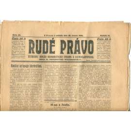 Rudé právo, ročník VI., číslo 50/1925 (1. republika, staré noviny) - 28.2.1925