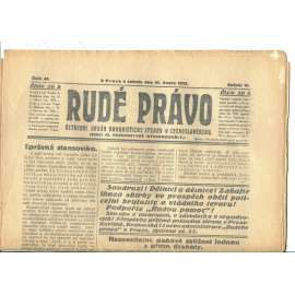 Rudé právo, ročník VI., číslo 44/1925 (1. republika, staré noviny) - 21.2.1925
