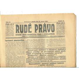 Rudé právo, ročník VI., číslo 44/1925 (1. republika, staré noviny) - 21.2.1925
