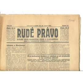 Rudé právo, ročník VI., číslo 45/1925 (1. republika, staré noviny) - 22.2.1925