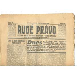 Rudé právo, ročník VI., číslo 34/1925 (1. republika, staré noviny) - 10.2.1925