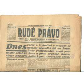 Rudé právo, ročník VI., číslo 37/1925 (1. republika, staré noviny) - 13.2.1925