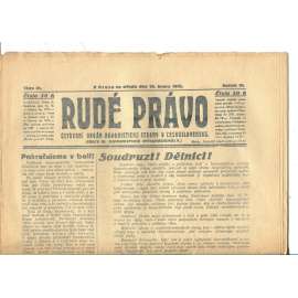 Rudé právo, ročník VI., číslo 41/1925 (1. republika, staré noviny) - 18.2.1925