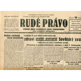 Rudé právo, ročník XI., číslo 256/1930 (1. republika, staré noviny) - 5.11.1930