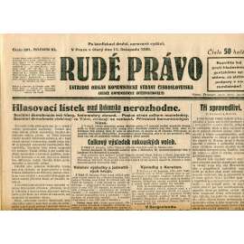 Rudé právo, ročník XI., číslo 261/1930 (1. republika, staré noviny) - 11.11.1930