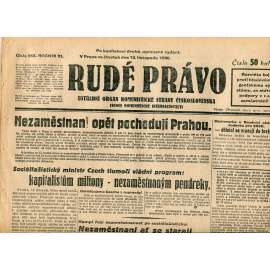 Rudé právo, ročník XI., číslo 263/1930 (1. republika, staré noviny) - 13.11.1930