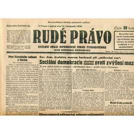 Rudé právo, ročník XI., číslo 264/1930 (1. republika, staré noviny) - 14.11.1930