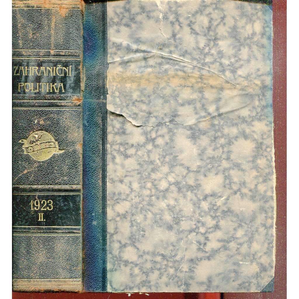 Zahraniční politika 1923, díl II. [Sborník pro studium mezinárodních otázek politických, právních, hospodářských a sociálních] (vazba kůže - polokožená)