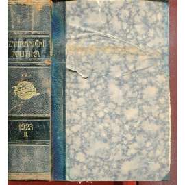 Zahraniční politika 1923, díl II. [Sborník pro studium mezinárodních otázek politických, právních, hospodářských a sociálních] (vazba kůže - polokožená)