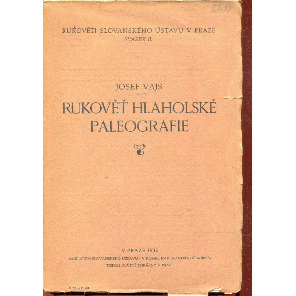 Rukověť hlaholské paleografie