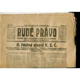 Rudé právo, ročník V., číslo 257/1924 (1. republika, staré noviny) - 1.11.1924 Rudé právo, ročník V., číslo 257/1924 (1. republika, staré noviny) - 1.11.1924