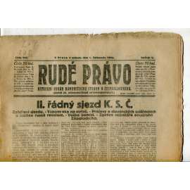 Rudé právo, ročník V., číslo 257/1924 (1. republika, staré noviny) - 1.11.1924 Rudé právo, ročník V., číslo 257/1924 (1. republika, staré noviny) - 1.11.1924