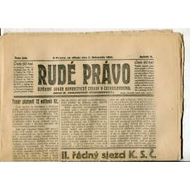 Rudé právo, ročník V., číslo 259/1924 (1. republika, staré noviny) - 5.11.1924 Rudé právo, ročník V., číslo 259/1924 (1. republika, staré noviny) - 5.11.1924