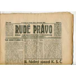 Rudé právo, ročník V., číslo 259/1924 (1. republika, staré noviny) - 5.11.1924 Rudé právo, ročník V., číslo 259/1924 (1. republika, staré noviny) - 5.11.1924