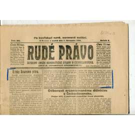 Rudé právo, ročník V., číslo 263/1924 (1. republika, staré noviny) - 9.11.1924