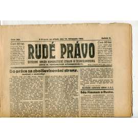 Rudé právo, ročník V., číslo 265/1924 (1. republika, staré noviny) - 12.11.1924