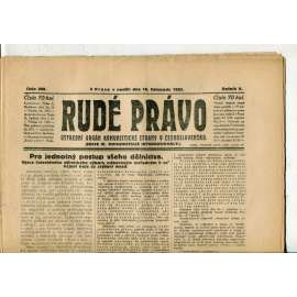 Rudé právo, ročník V., číslo 269/1924 (1. republika, staré noviny) - 16.11.1924