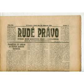 Rudé právo, ročník V., číslo 270/1924 (1. republika, staré noviny) - 18.11.1924