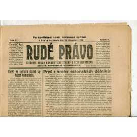 Rudé právo, ročník V., číslo 271/1924 (1. republika, staré noviny) - 19.11.1924