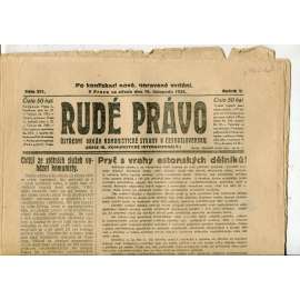 Rudé právo, ročník V., číslo 271/1924 (1. republika, staré noviny) - 19.11.1924