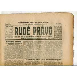 Rudé právo, ročník V., číslo 272/1924 (1. republika, staré noviny) - 20.11.1924 Rudé právo, ročník V., číslo 272/1924 (1. republika, staré noviny) - 20.11.1924